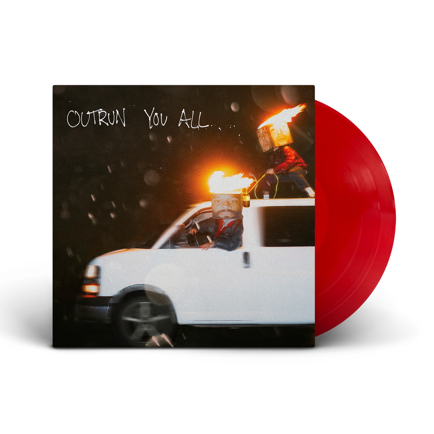 Outrun You All EP - Red Transparent